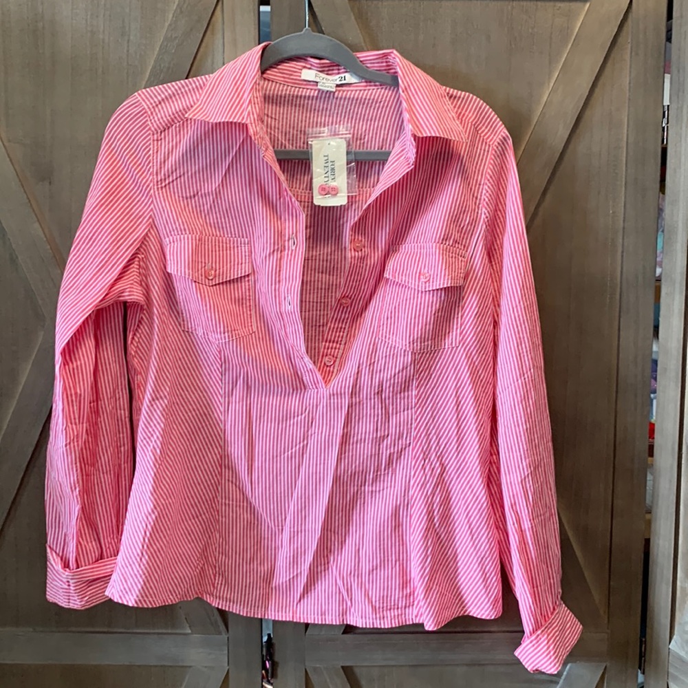 Forever 21 - New with tags - Long Sleeve Striped Top - Size L